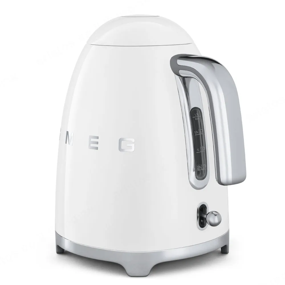 SMEG קומקום חשמלי בצבע לבן,מסדרת 50's Retro Style,תוצרת SMEG דגם KLF01WHEU — תמונה 4